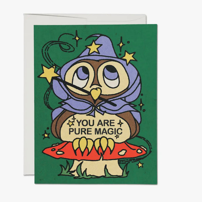 Owl Wizard Card - Tigertree