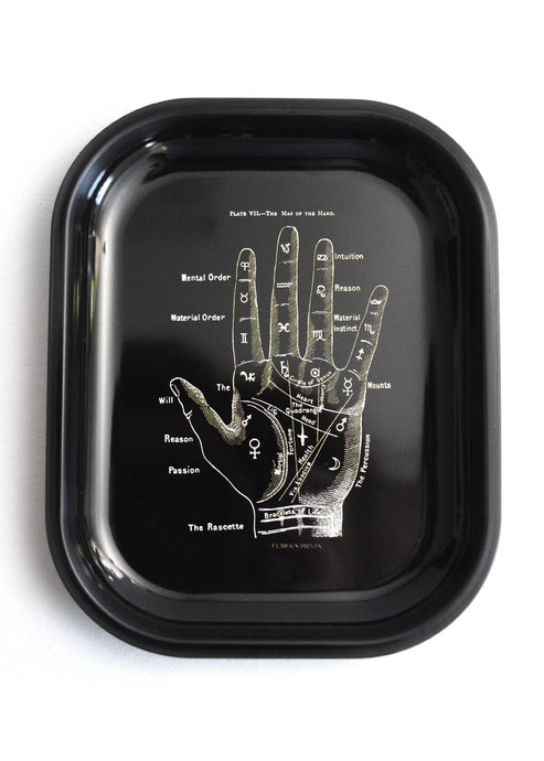 Metal Palmistry Tray - Tigertree