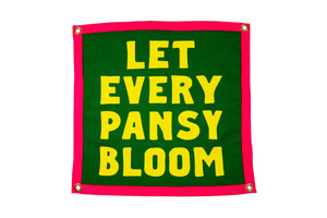Every Pansy Camp Flag - Tigertree