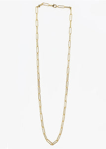 18" Paperclip Chain - Tigertree