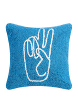 Load image into Gallery viewer, Peace Sign Hook Pillow - Tigertree
