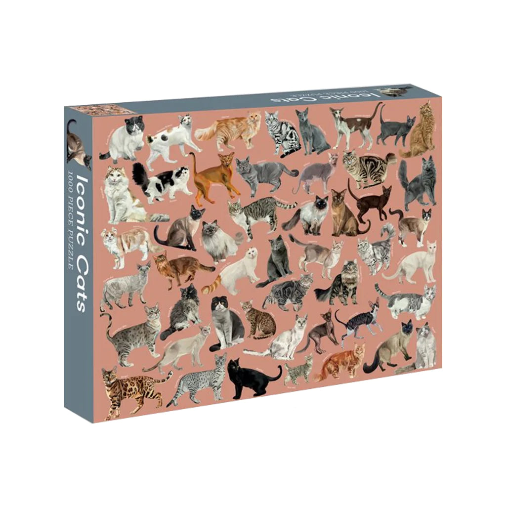 Iconic Cats 1000 Piece Jigsaw Puzzle - Tigertree