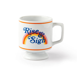 Rise & Sigh Pedestal Mug - Tigertree