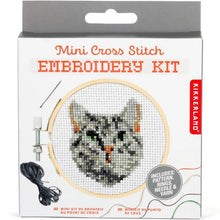 Load image into Gallery viewer, Mini Cross Stitch Kit - Kit Kat - Tigertree
