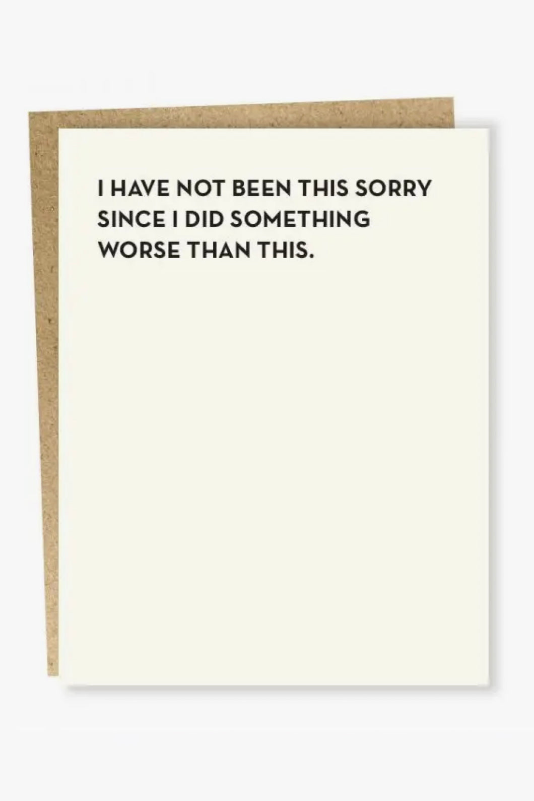 Sorry Card - Tigertree