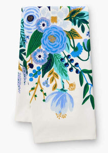 Garden Party Blue Tea Towel - Tigertree