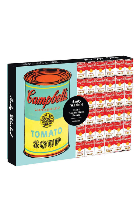 Double Sided Warhol Soup Can Puzzle - Tigertree