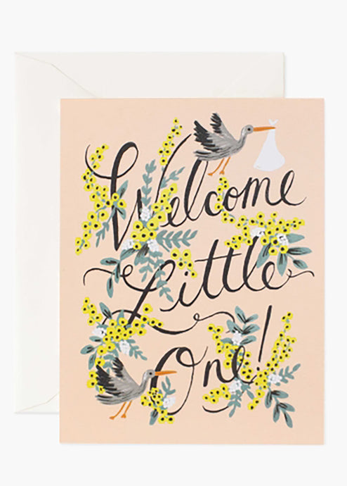Welcome Little One Card - Tigertree